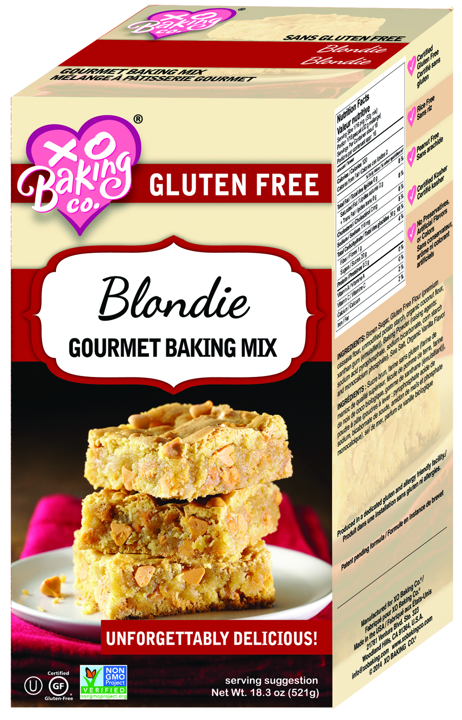 Blondie Mix Xo Baking