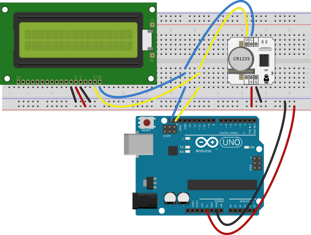 Circuit Diagram For Arduino Based Digital Clocks - Circuit Diagram