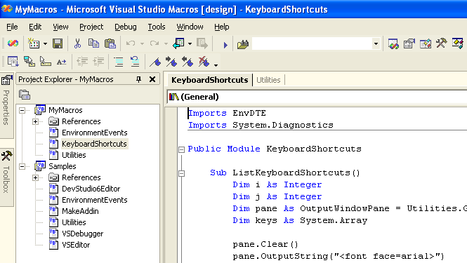 Xona Games Visual Studio Keyboard Shortcuts Macro