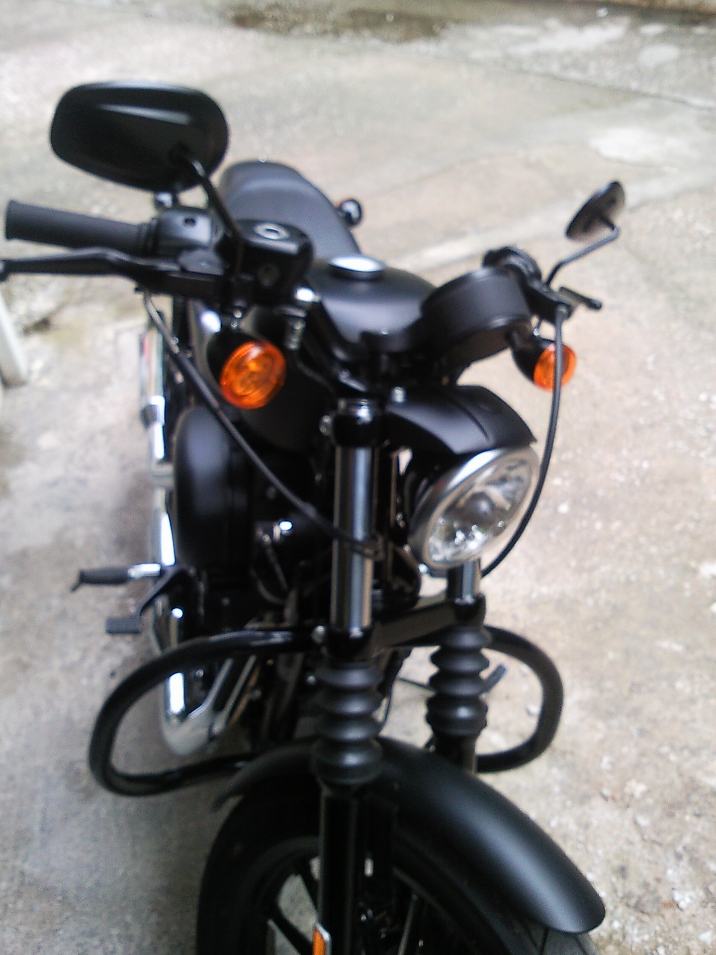 Howto Flipped Mirrors on a HarleyDavidson Sportster xorl eax, eax