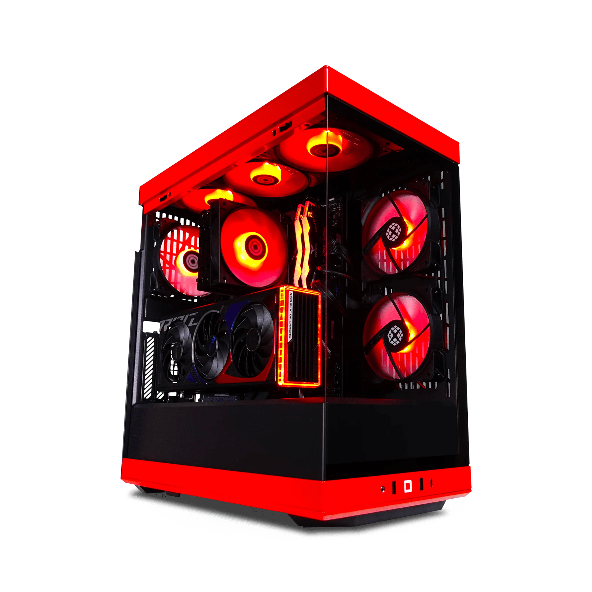 XOTIC PC Y40 Red Eye Advanced Ready to Ship Gaming Desktop