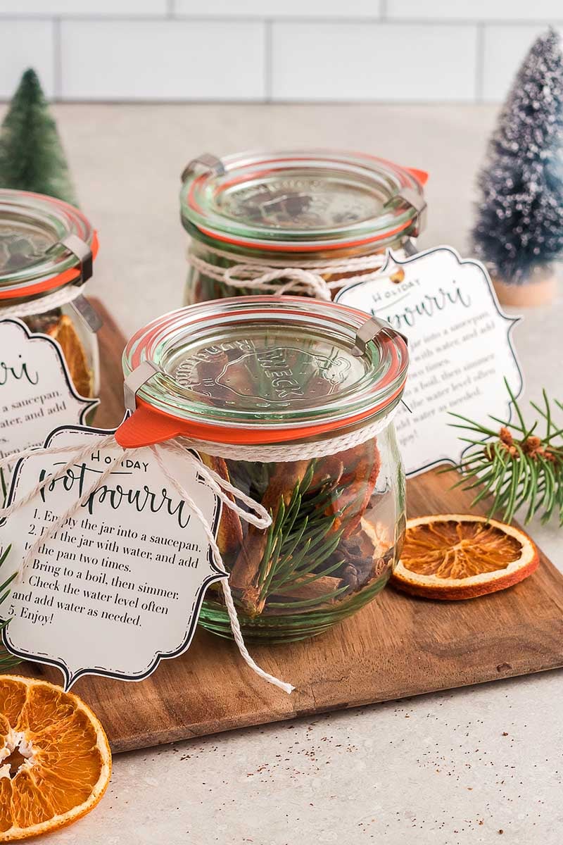 DIY Stovetop Potpourri Simmer Pot Gift Jar xoxoBella