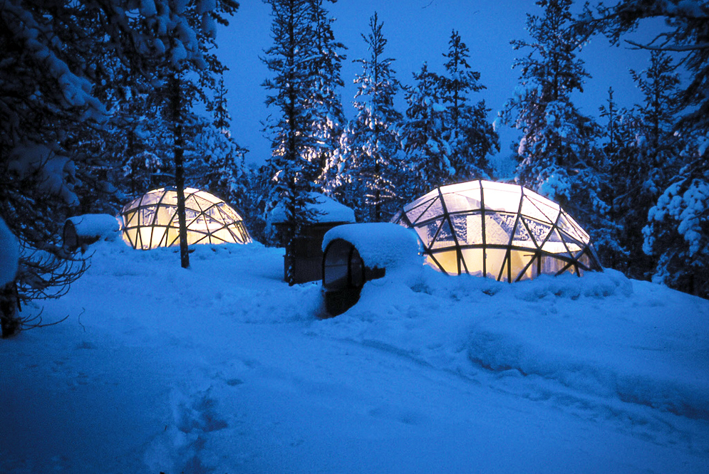 Stay in an Igloo Under the Aurora Borealis in in Finnish Lapland