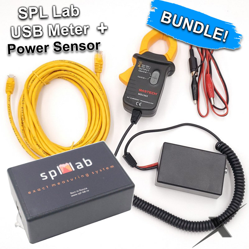 SPL Lab USB Bass Meter + NextLab Power Sensor AC Clamp
