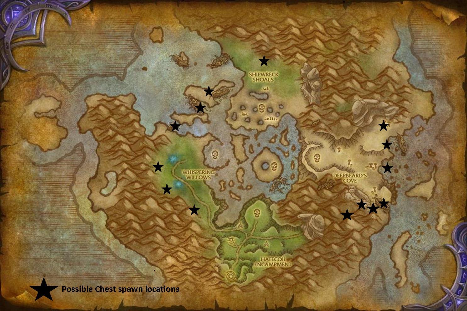 EU+US Eye of Azshara Chest locations XPOff