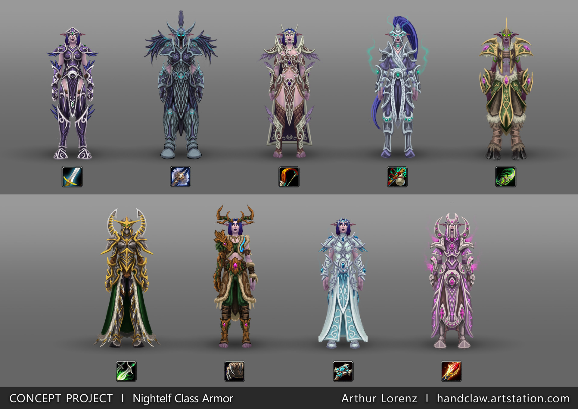 Concepts Unique "Heritage Armor" for every race/class combo... XPOff