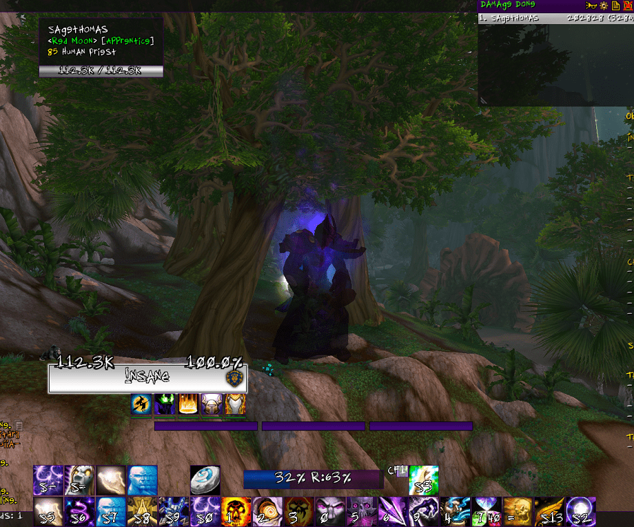 twinking 70's/85's on MoP private server! XPOff