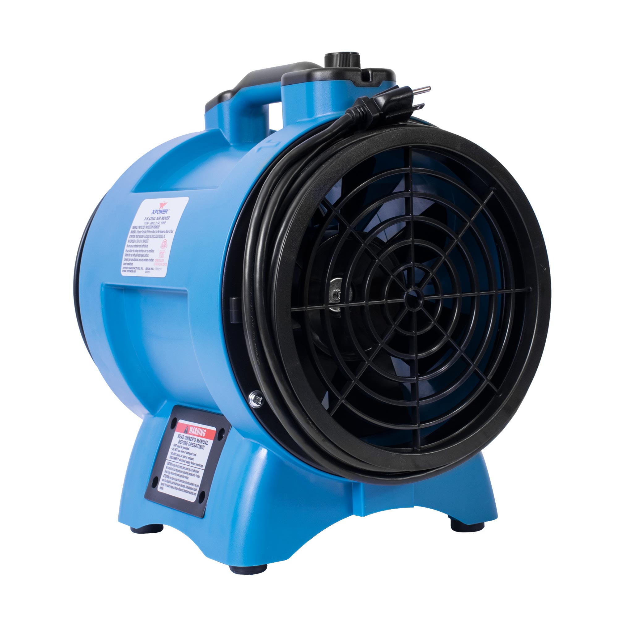 XPOWER X8 Industrial Confined Space Fan (1/3 HP) XPOWER Manufacture