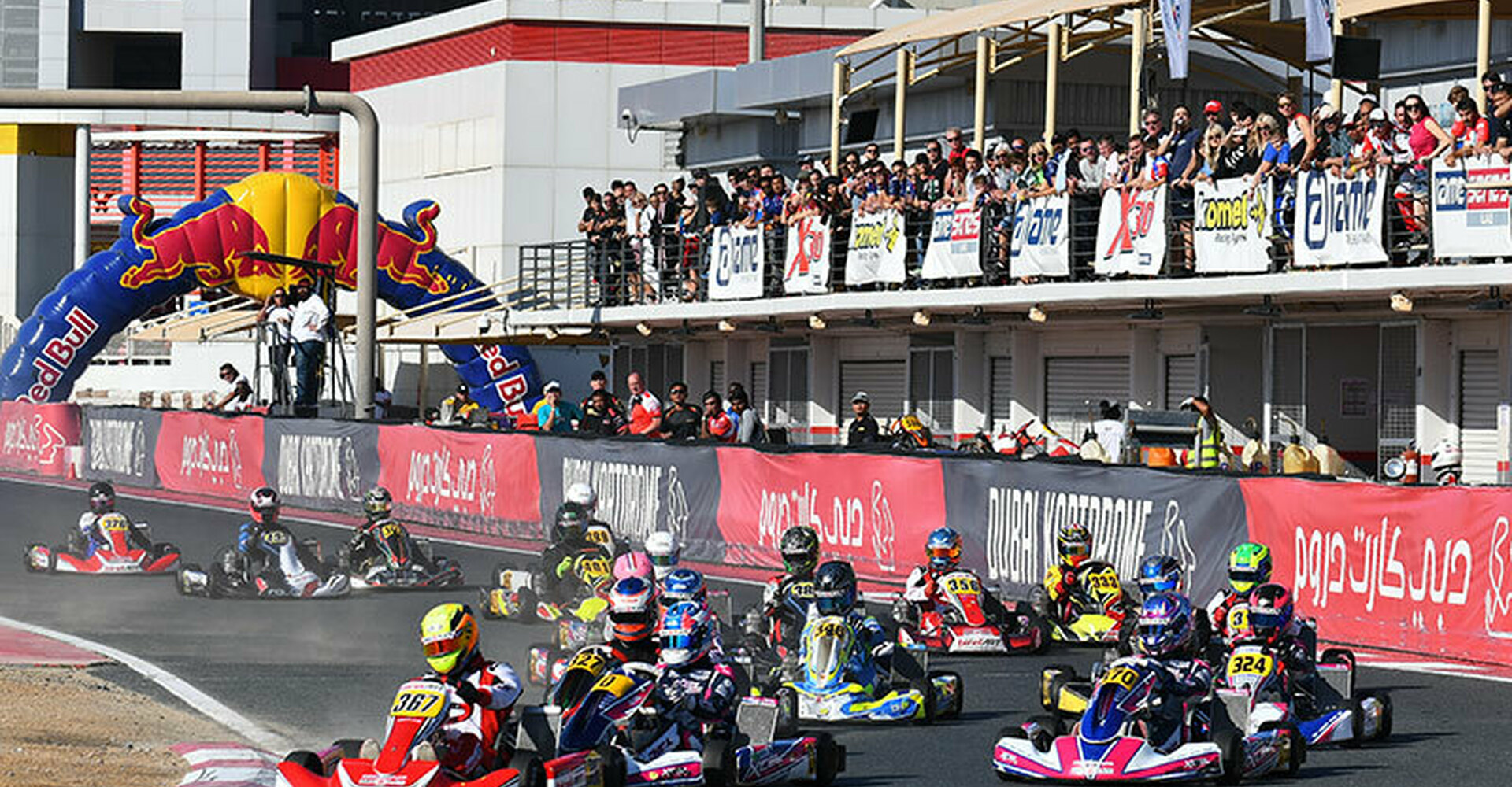 Gift certificate outdoor karting in Dubai Autodrome — Kart racing