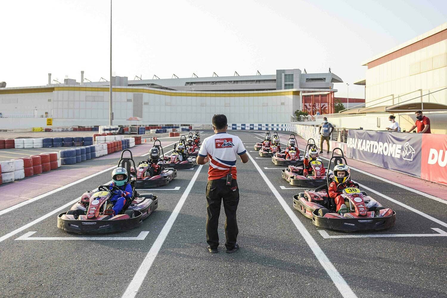 Gift certificate outdoor karting in Dubai Autodrome — Kart racing