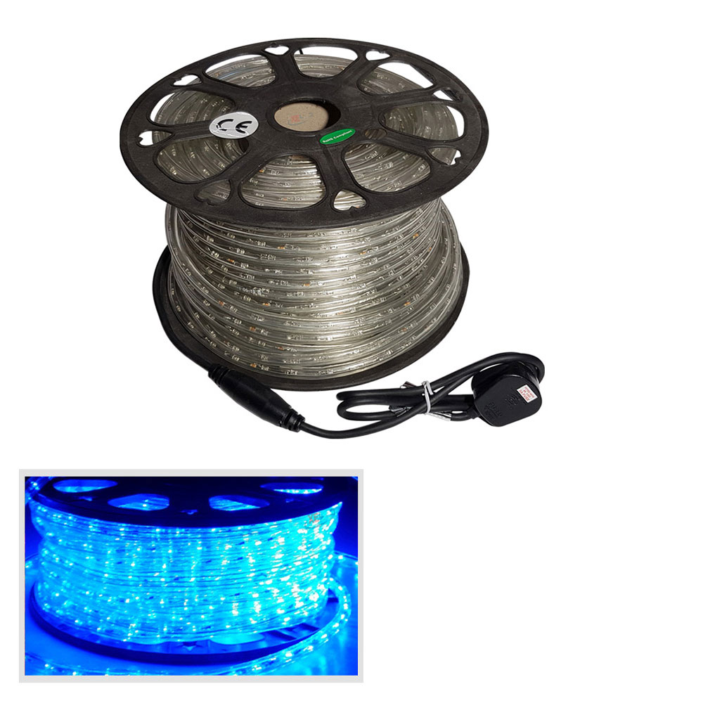 Warehouse Deal Source Blue LED Rope Light, 15m Xpress Electrical