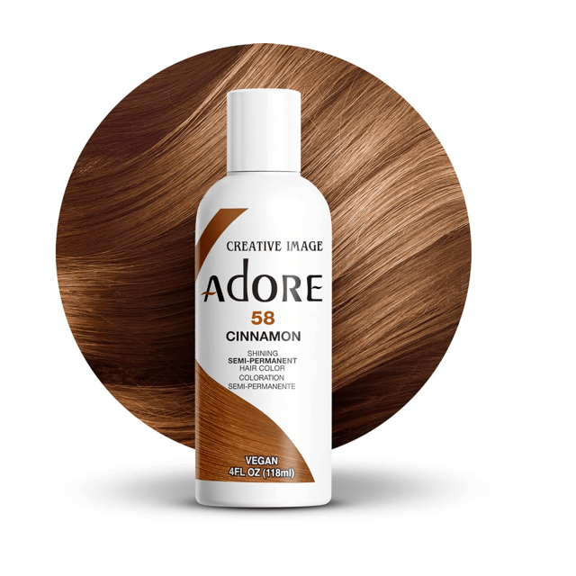 Adore Semi Permanent Hair colour58 Cinnamon 4oz XPRESSION MCR
