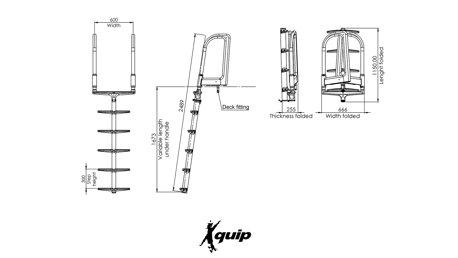 Dive ladder Xquip