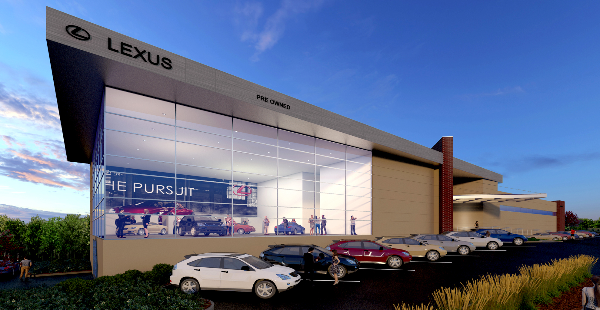 Lexus Dealership at Twilight XR3D Studios