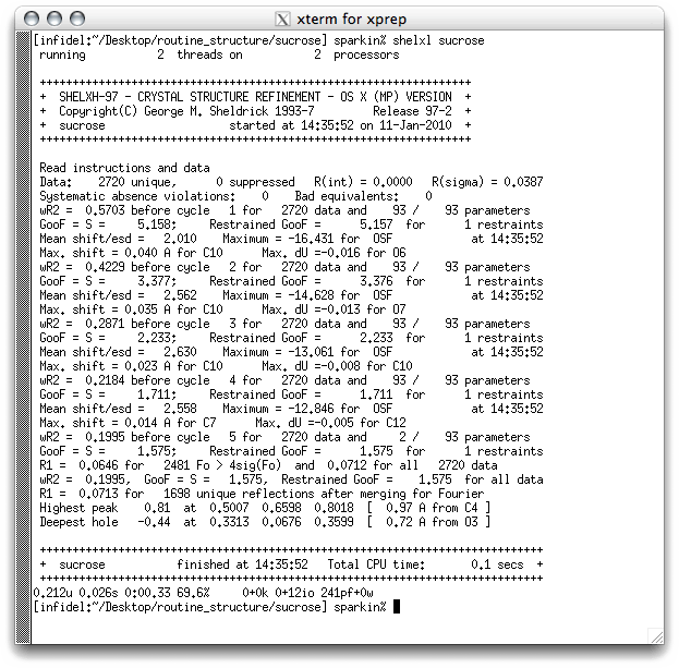 An Easy Structure Sucrose