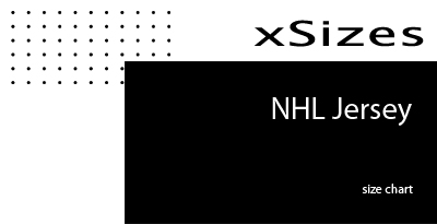 Hockey (NHL) jersey sizing - Adidas - xSizes