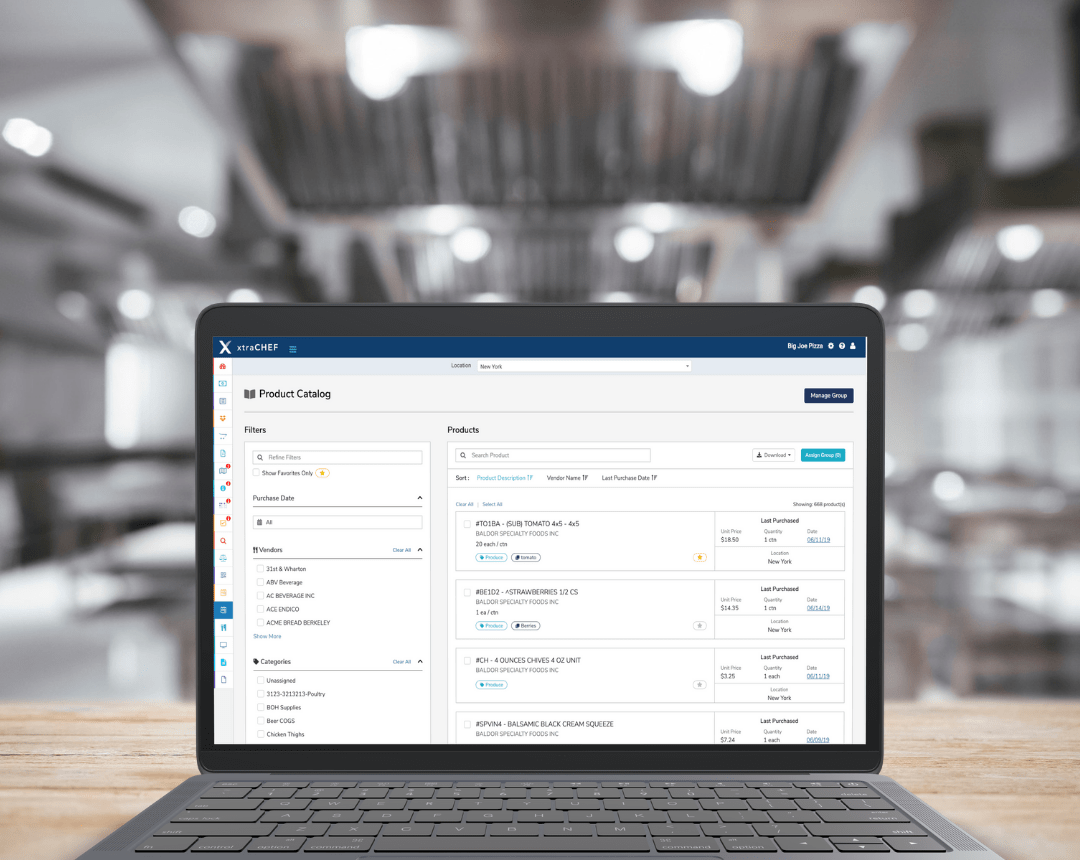 xtraCHEF xtraCHEF Reinvents Restaurant Inventory