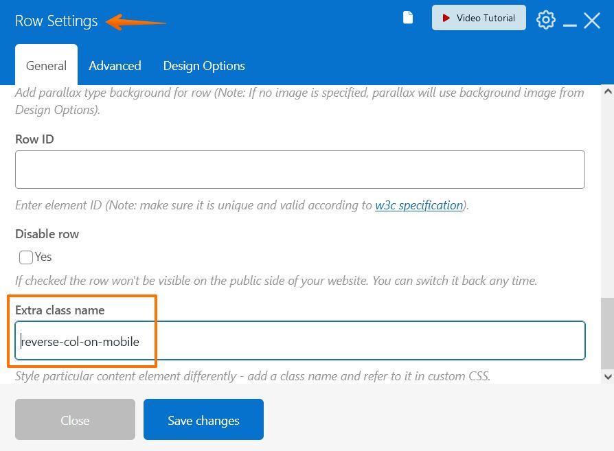 How to Reverse WPBakery Columns on Mobile XTRA Documentation