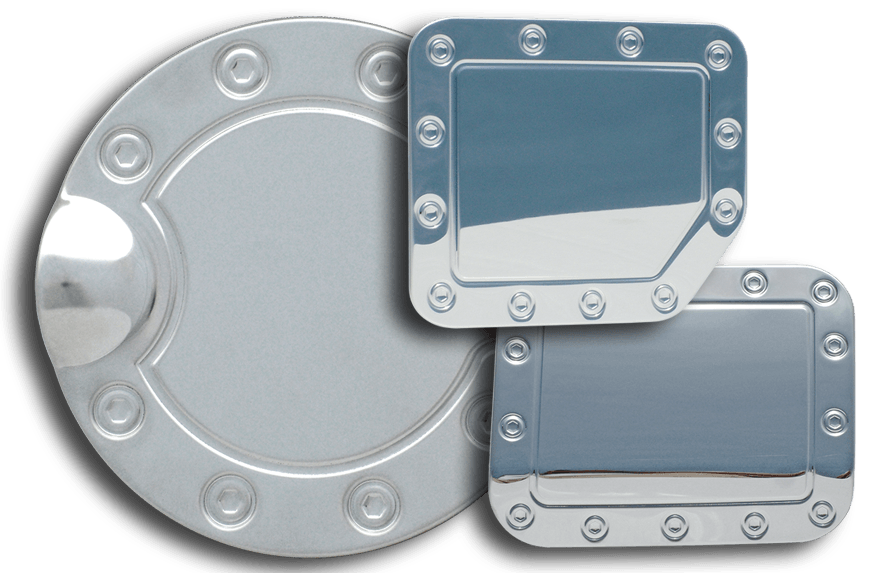 Fuel Door Covers Xtreem Chrome