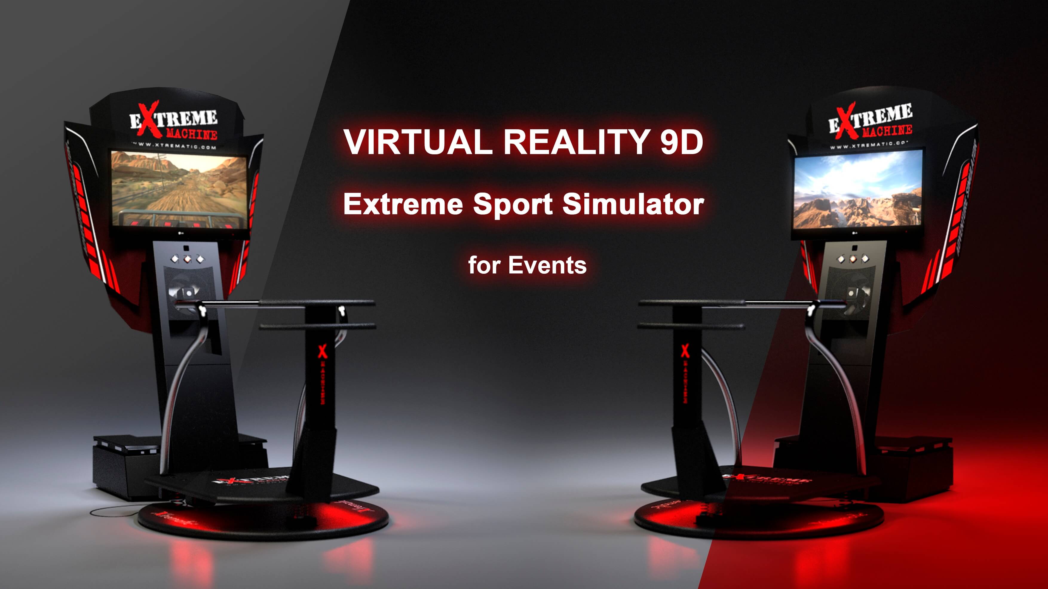 VR Events with Virtual Reality Extreme Sport Simulator XMachine