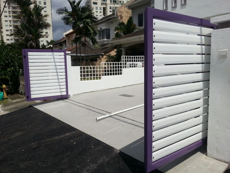 Auto gate system services Autogate Malaysia Aluminium Autogate