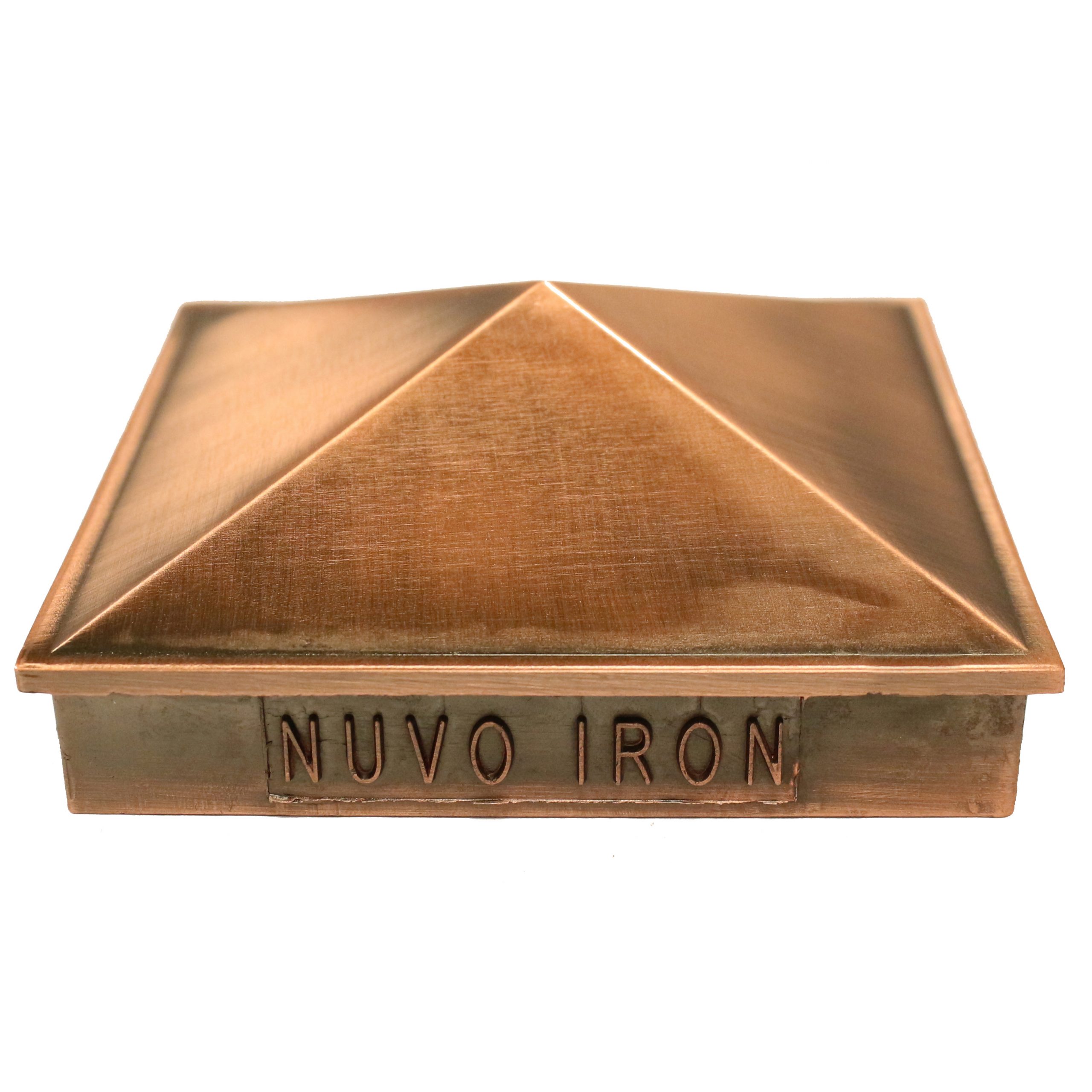 Buy Nuvo Iron 4.5"x 4.5" Aluminium Post Cap Pyramid Ornamental