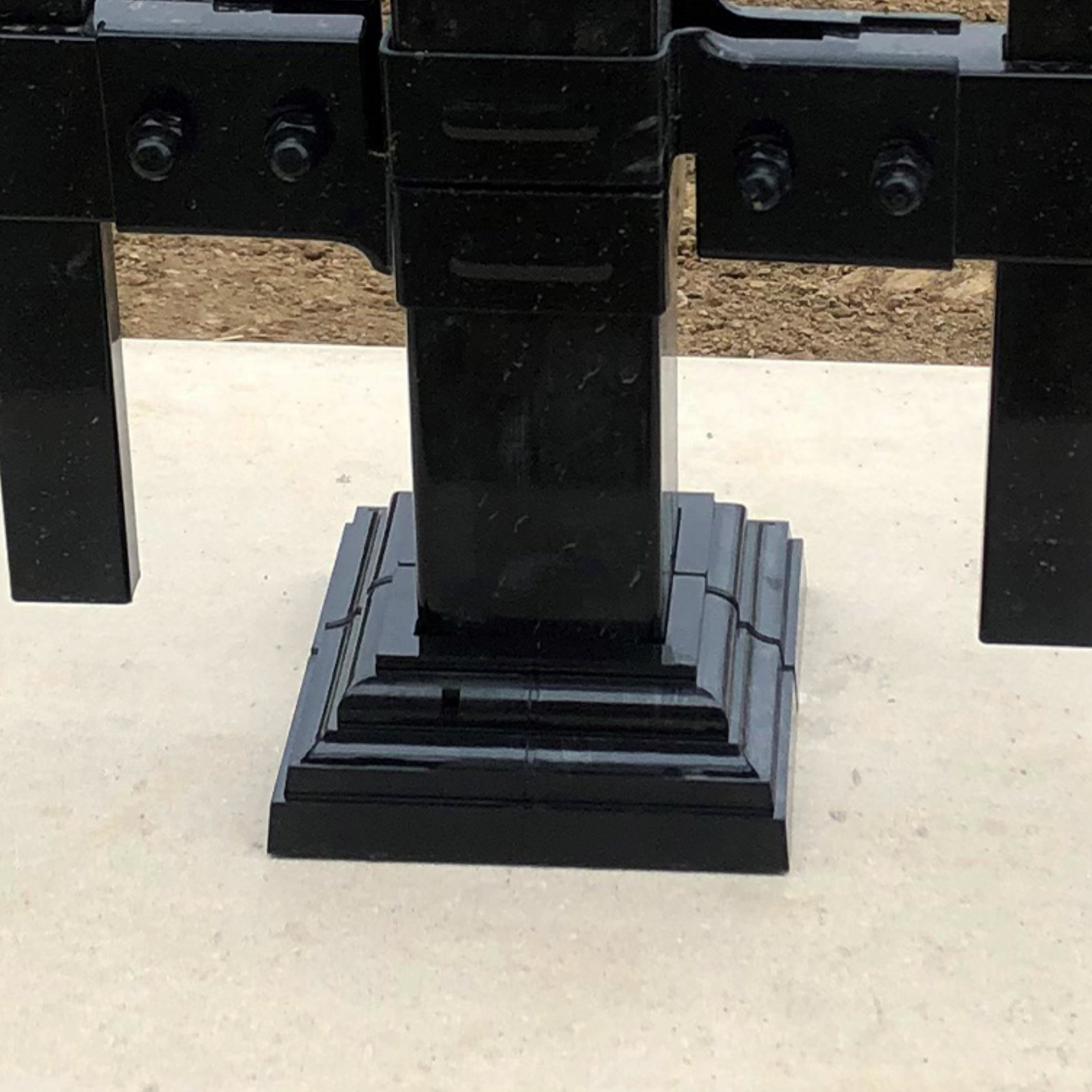 Buy Nuvo Iron Decorative Base Post Plate CoverFree Shipping