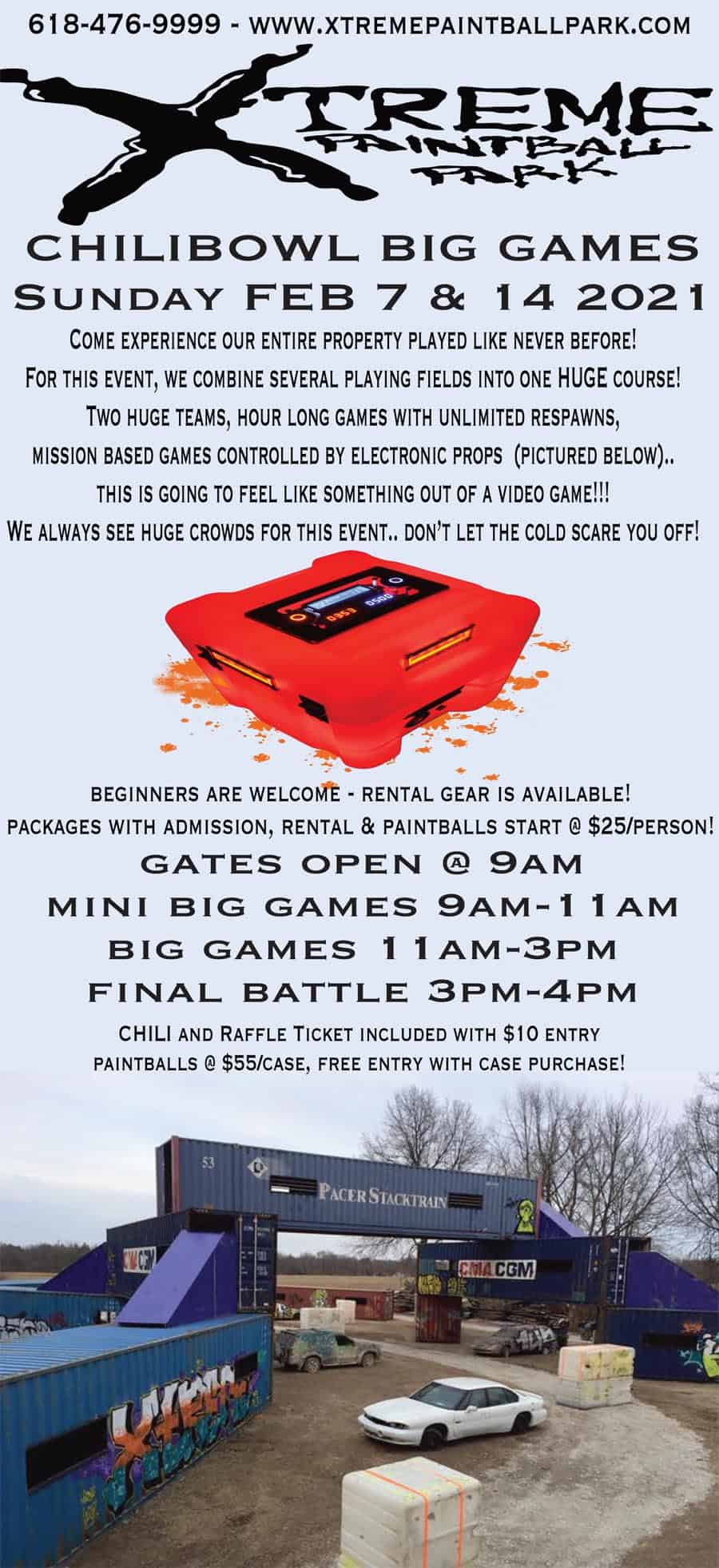 Events at Xtreme Paintball Park Near St. Louis