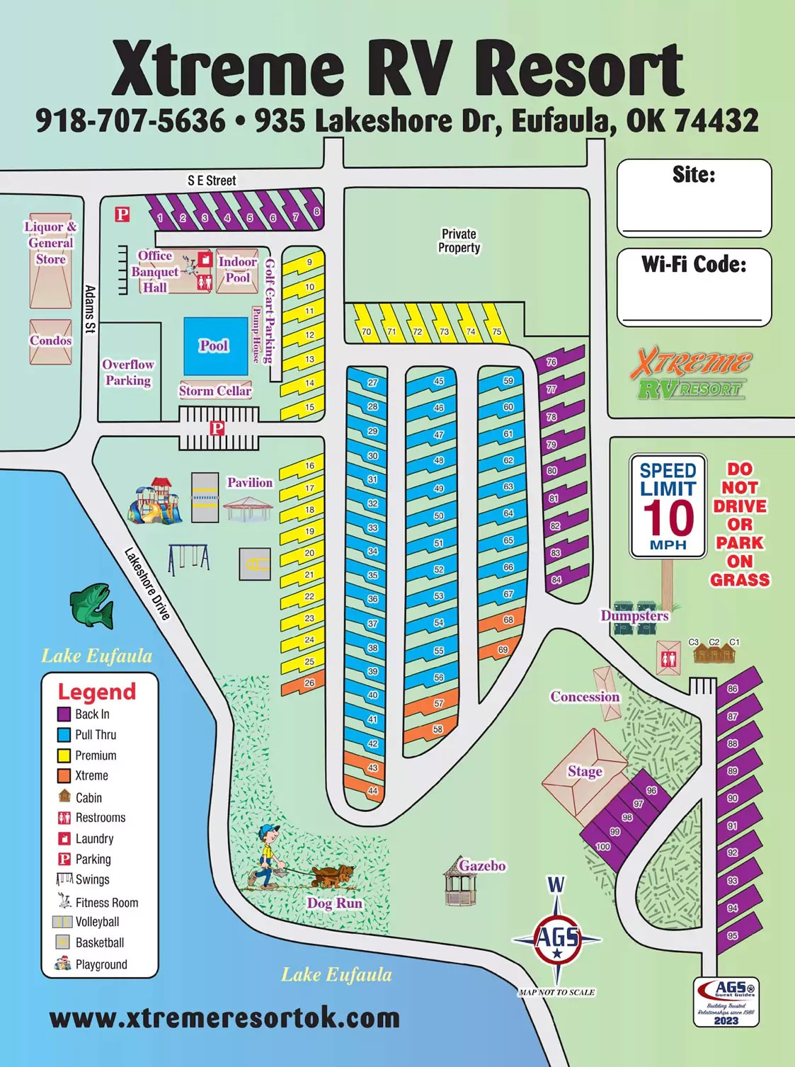 MAP RV RESORT Xtreme Resort