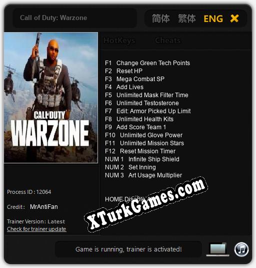 Call of Duty Warzone Cheats, Trainer +15 MrAntiFan »
