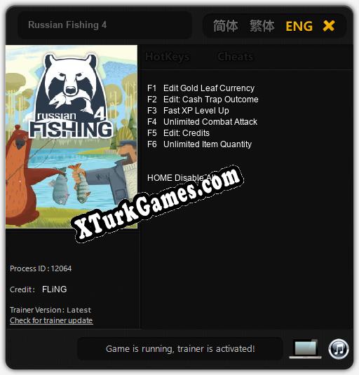 Russian Fishing 4: Cheats, Trainer +6 FLiNG » XTurkGames.COM