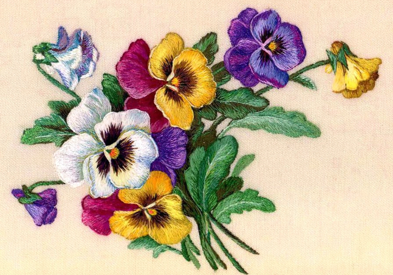 Вышивка гладью для начинающих