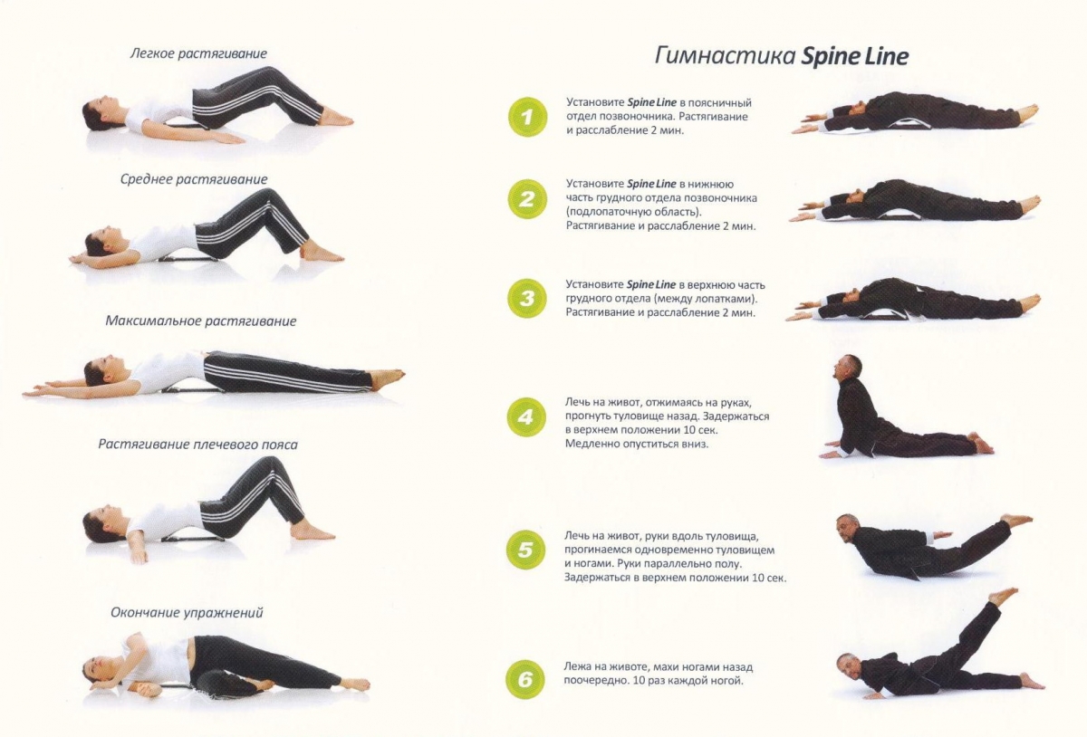 Гимнастика для спины, чтобы не болела
