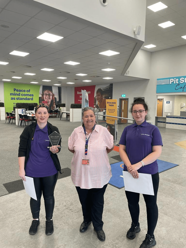 Mrs Buckét Staff are 'Top of the Mops' West Wales Chronicle News