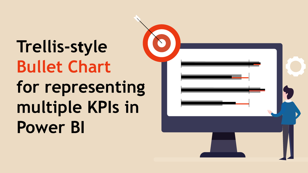 Trellisstyle Bullet Chart for representing multiple KPIs in Power BI