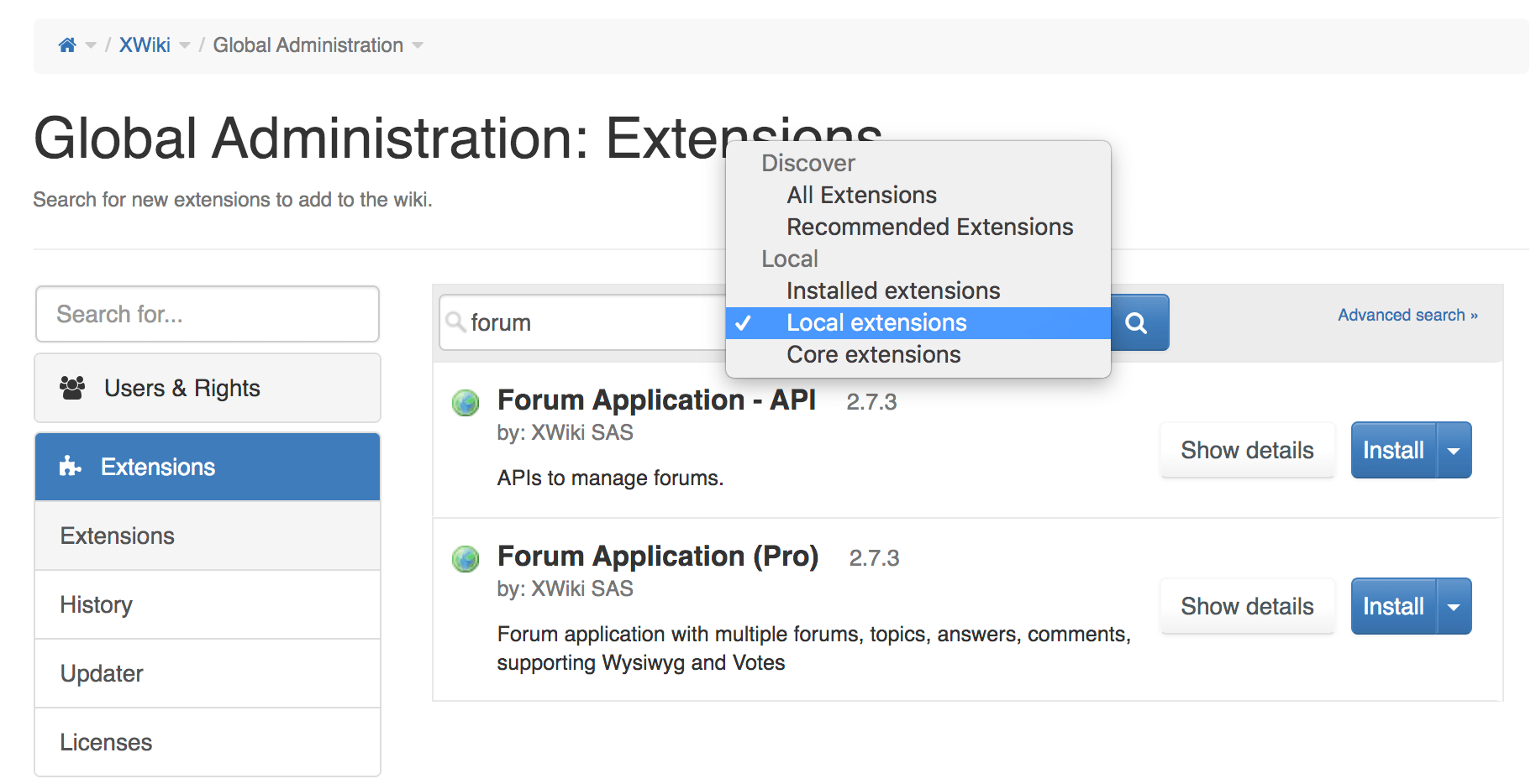 How to install XWiki Pro Apps offline XWiki