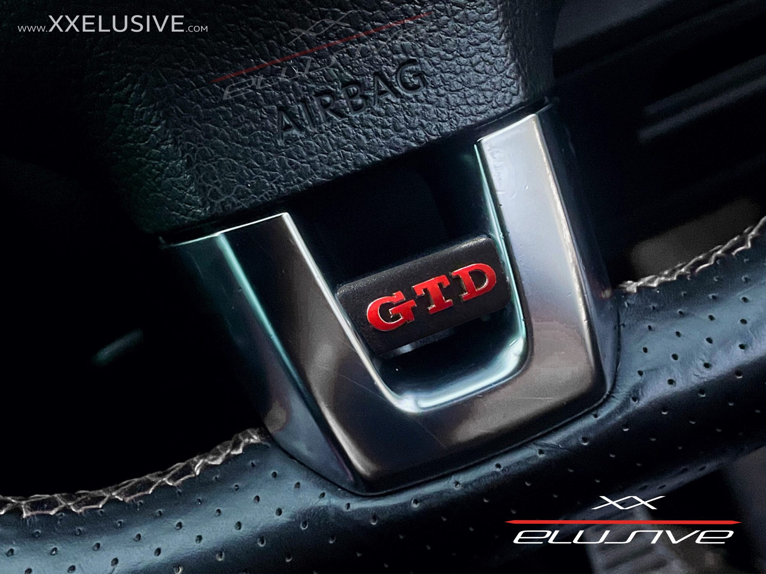 GTD Steering Wheel Badge Overlay Decal XXElusive