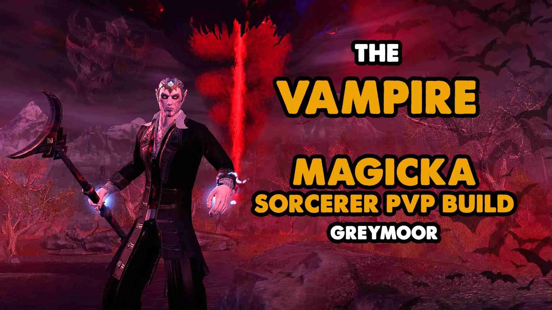 The Vampire Xynode Gaming Magicka Sorcerer PVP Build