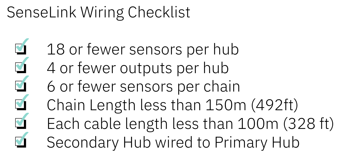 What is the maximum length of cables? XY Sense