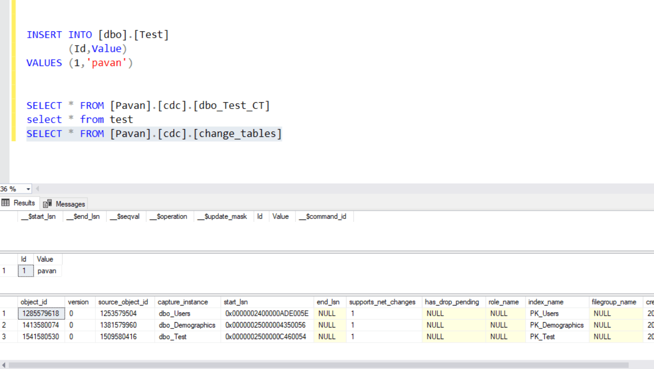Auditing In SQL Server Using CDC Approach