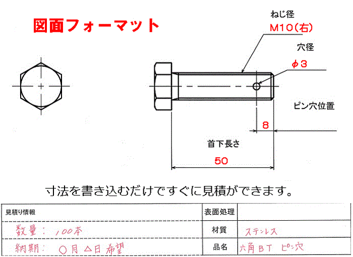 ねじ、ボルト追加工 吉川商工