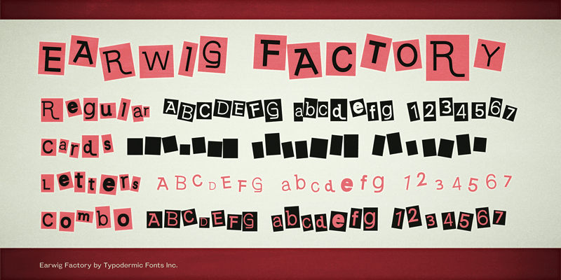 Earwig Factory font Earwig Factory font download