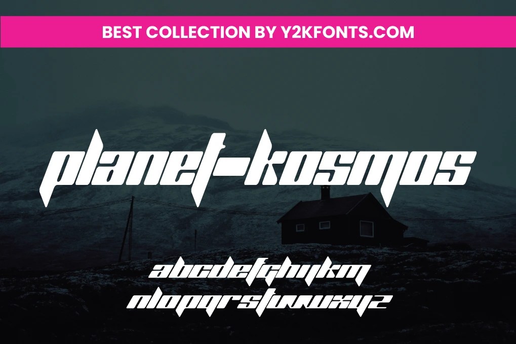 kosmos Font Free Download Y2K FONTS