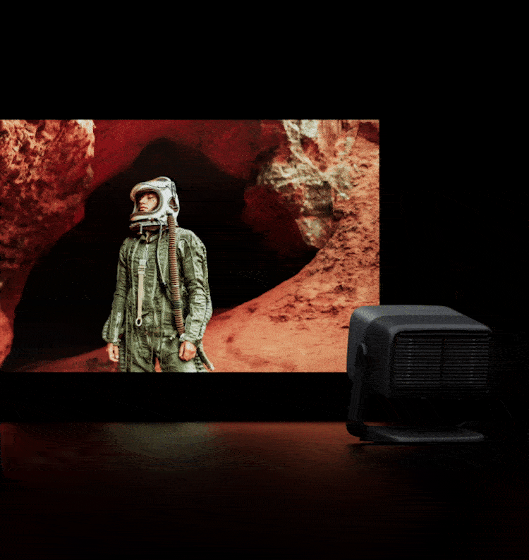 堅果JMGO N1S Ultra三色激光4K智能雲台投影機 超高清客廳臥室激光電視投100吋 Y5 HK