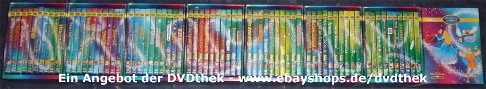DVD Set Walt Disney Special Collection Sammlung Rarität Komplett in 8