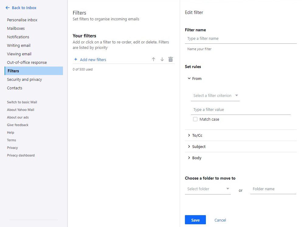 How to Filter Emails in Gmail, Yahoo Mail, and Outlook