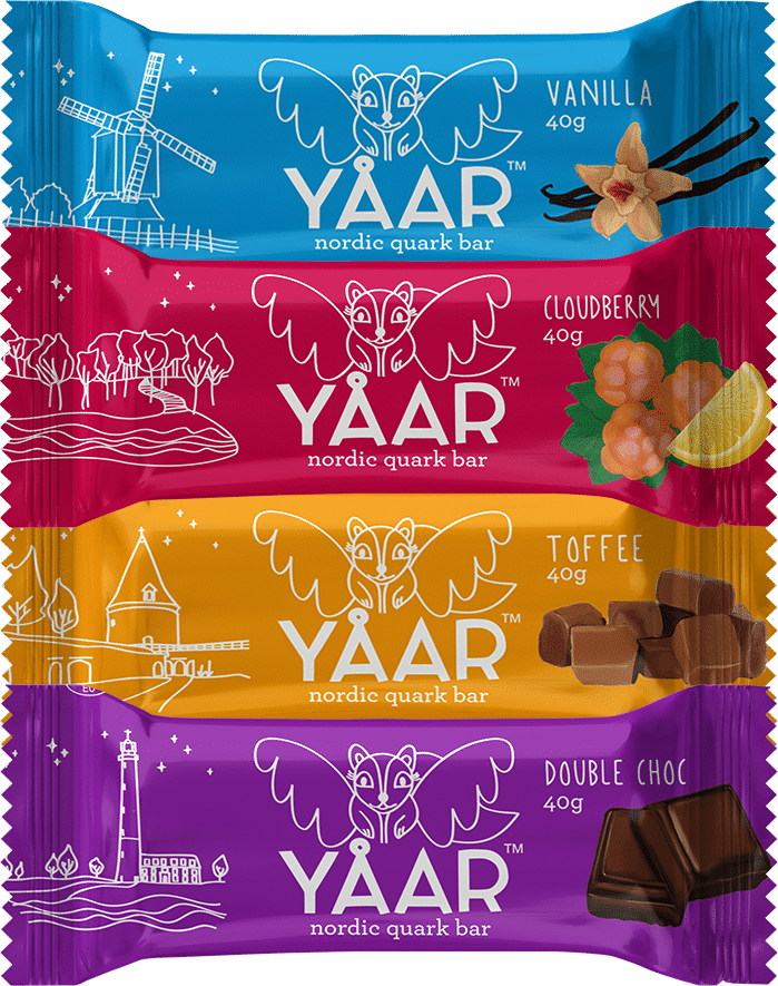 Nordic Quark Bars Onthego snack YAAR BARS