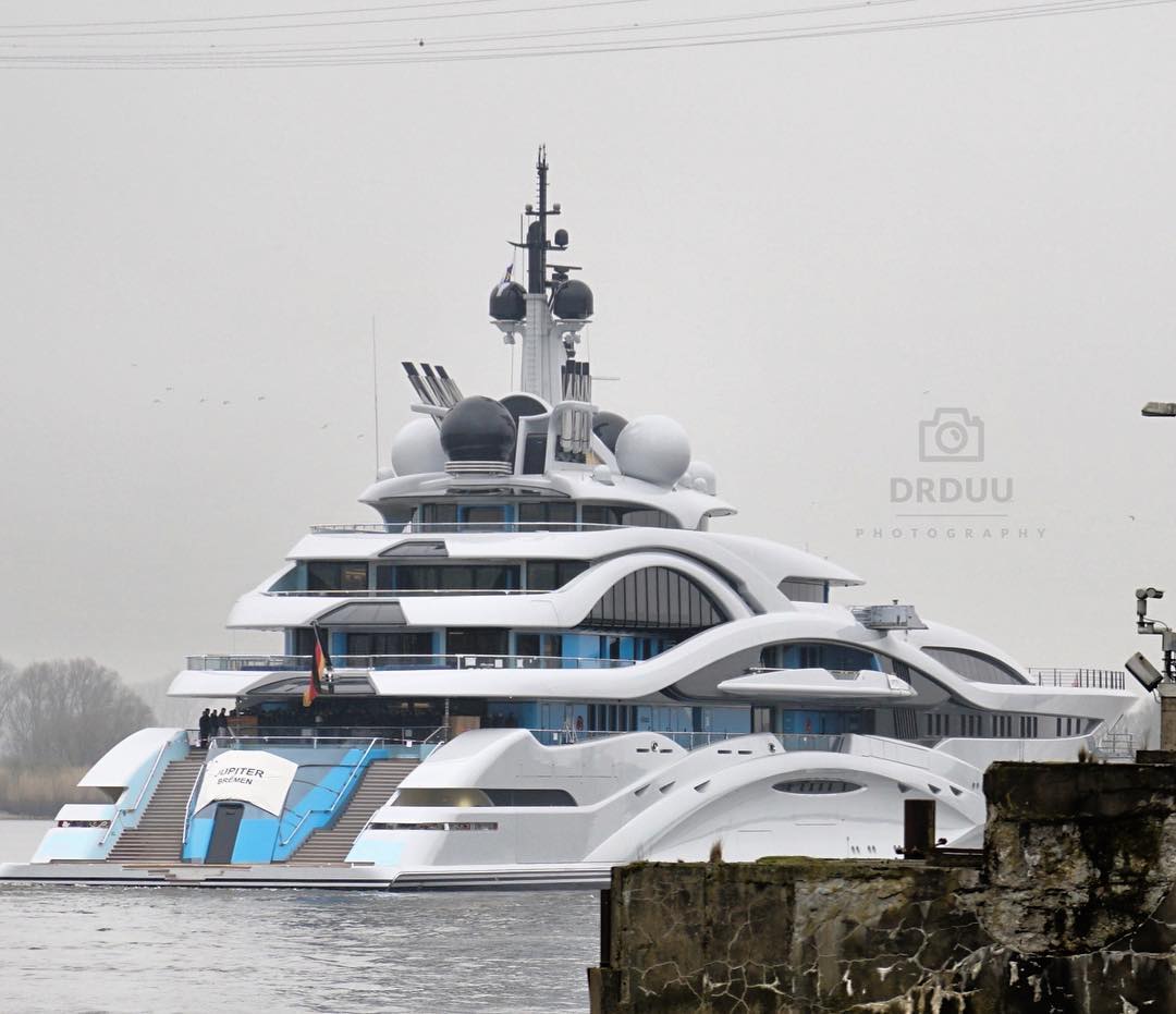 Project Jupiter undergoing sea trials Yacht Harbour
