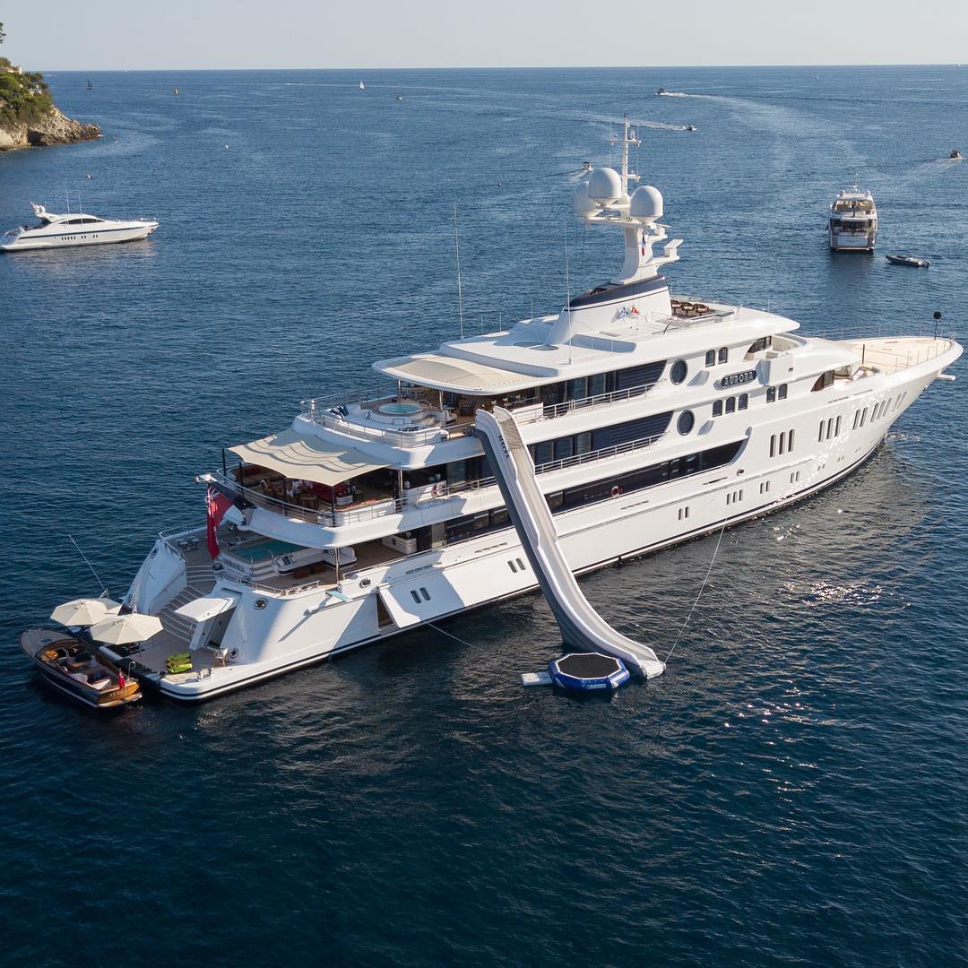 Aurora spotted in Côte d'Azur Yacht Harbour