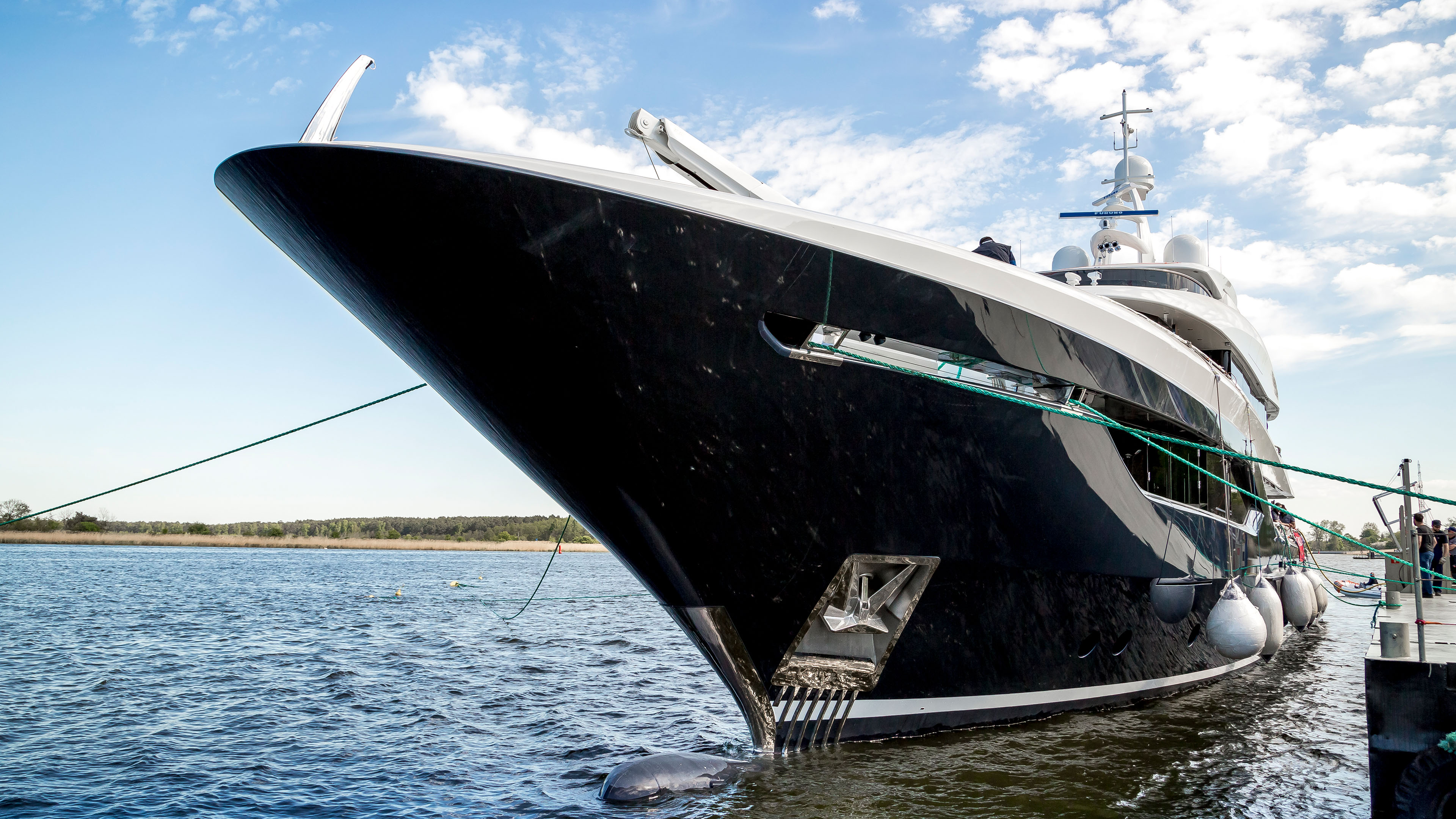 40metre superyacht Viatoris launched by Conrad Shipyard Yacht Harbour